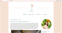 Desktop Screenshot of daydreamingandsightseeing.com